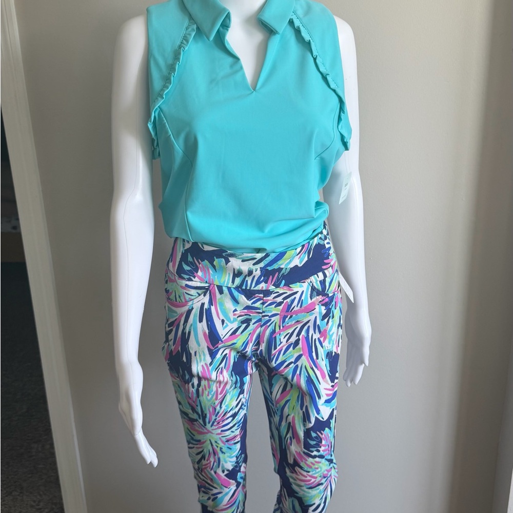 NWT Aryeh Colorful Patterned Women's Cropped Pants
